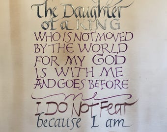 11x14 I AM THE DAUGHTER—special order