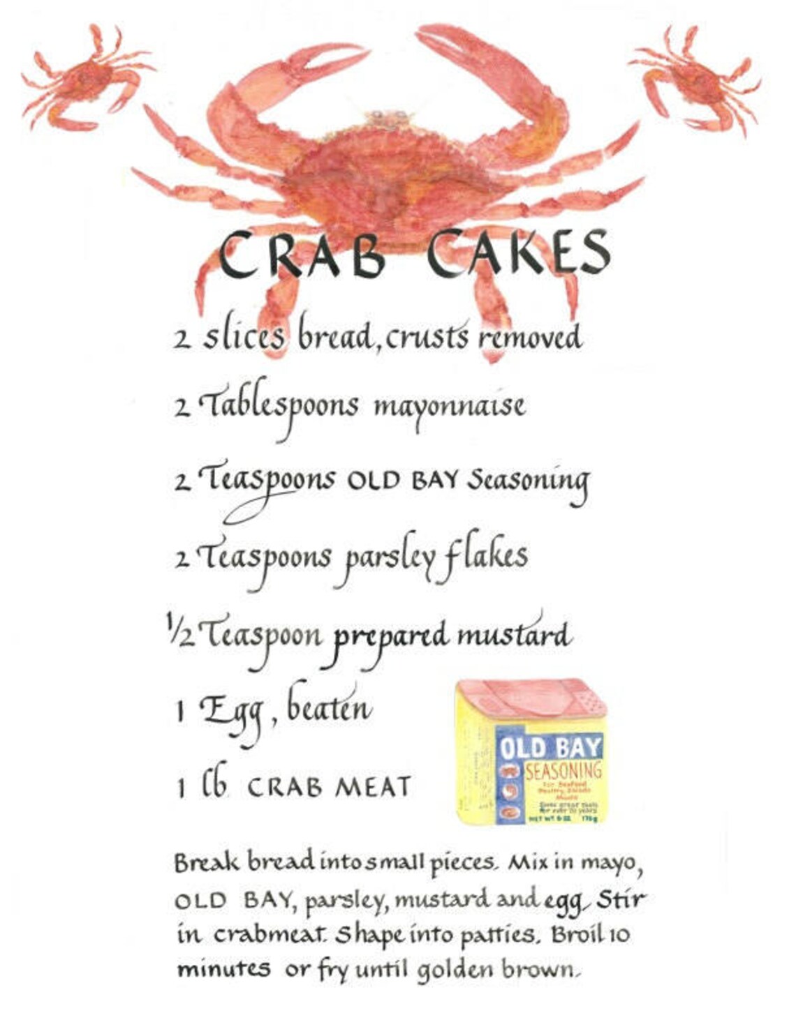 Maryland CRAB CAKES Etsy