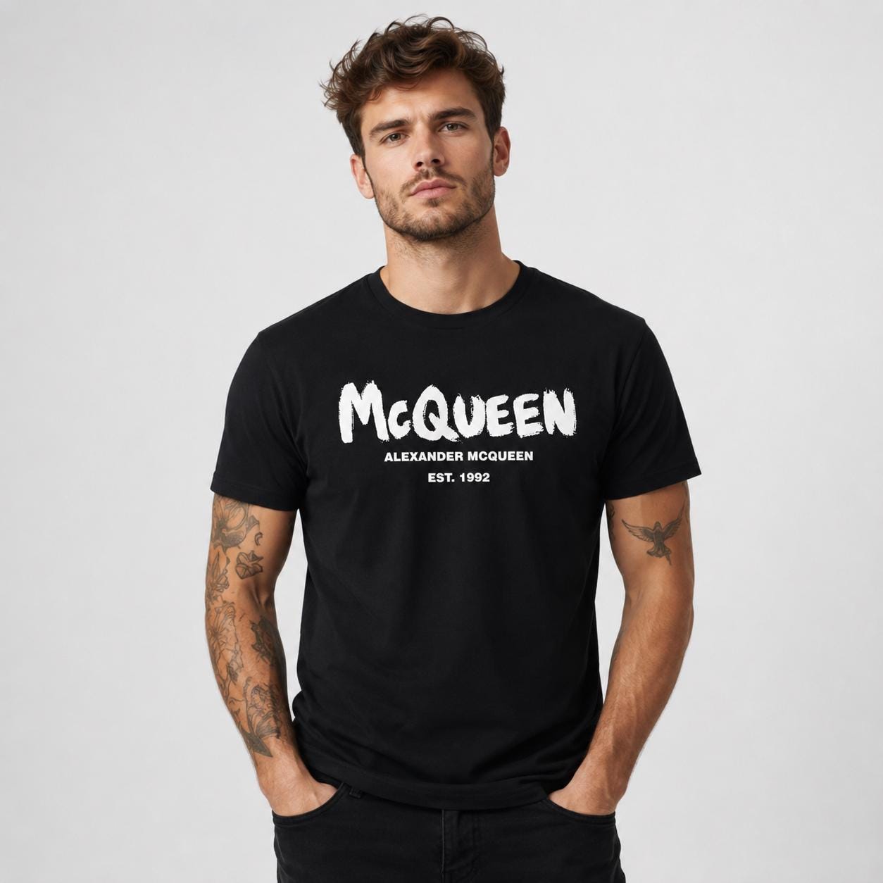 Alexander Mcqueen T Shirt - Etsy