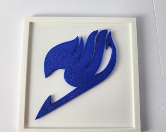 Fairy Tail Logo Wall Décor Square Wall Tile 3D Printed