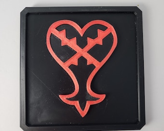 Heartless Logo Wall Décor Square Wall Tile 3D Printed