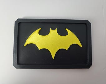 Bat Logo Wall Décor Wall Tile 3D Printed