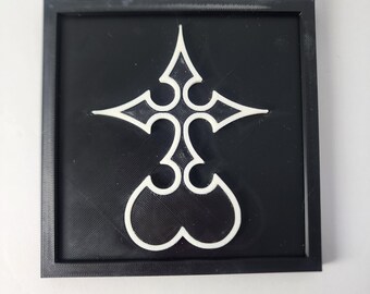 Nobody Video Game Logo Wall Décor Square Wall Tile 3D Printed