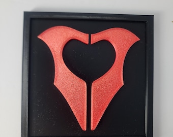 Cinder Fall Logo Wall Décor Square Wall Tile 3D Printed