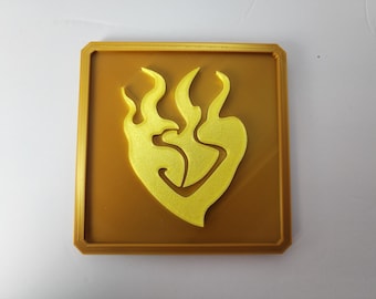 Yang Xiao Long Logo Wall Décor Square Wall Tile 3D Printed