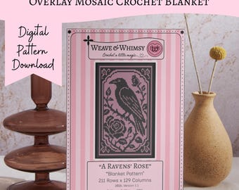 A Ravens Rose Overlay Mosaik PDF Häkelanleitung Download