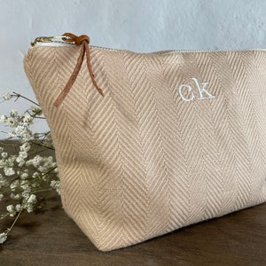 Brautjungfer Antrag, Make-up Tasche Brautjungfer Geschenk personalisiert, Hochzeit Geschenk, Geschenk für sie, Brautparty, Kosmetiktasche, Benutzerdefinierte Initialen,