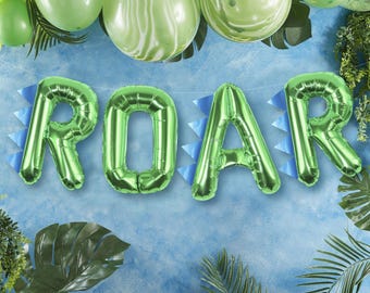 Ginger Ray dinosaurus ROAR ballonslinger | Dino Verjaardagsfeestje Decoraties | Ballonboogset met Jurassic-thema | Verjaardagsdecoratie voor kinderen