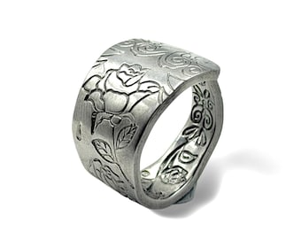 Nomad lepelring - zilver