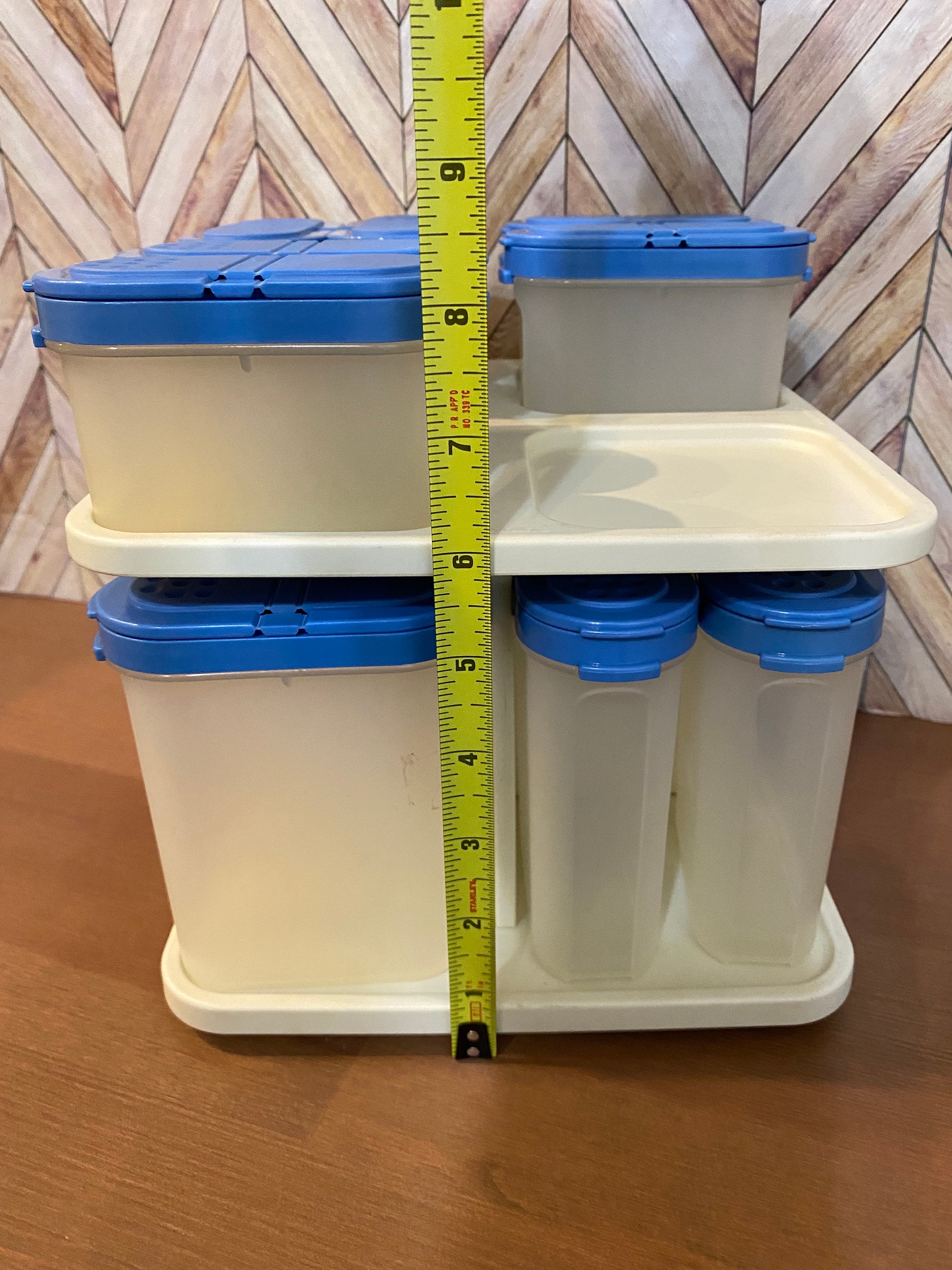 Vintage Tupperware Spinning Tiered Spice Rack #2164A With