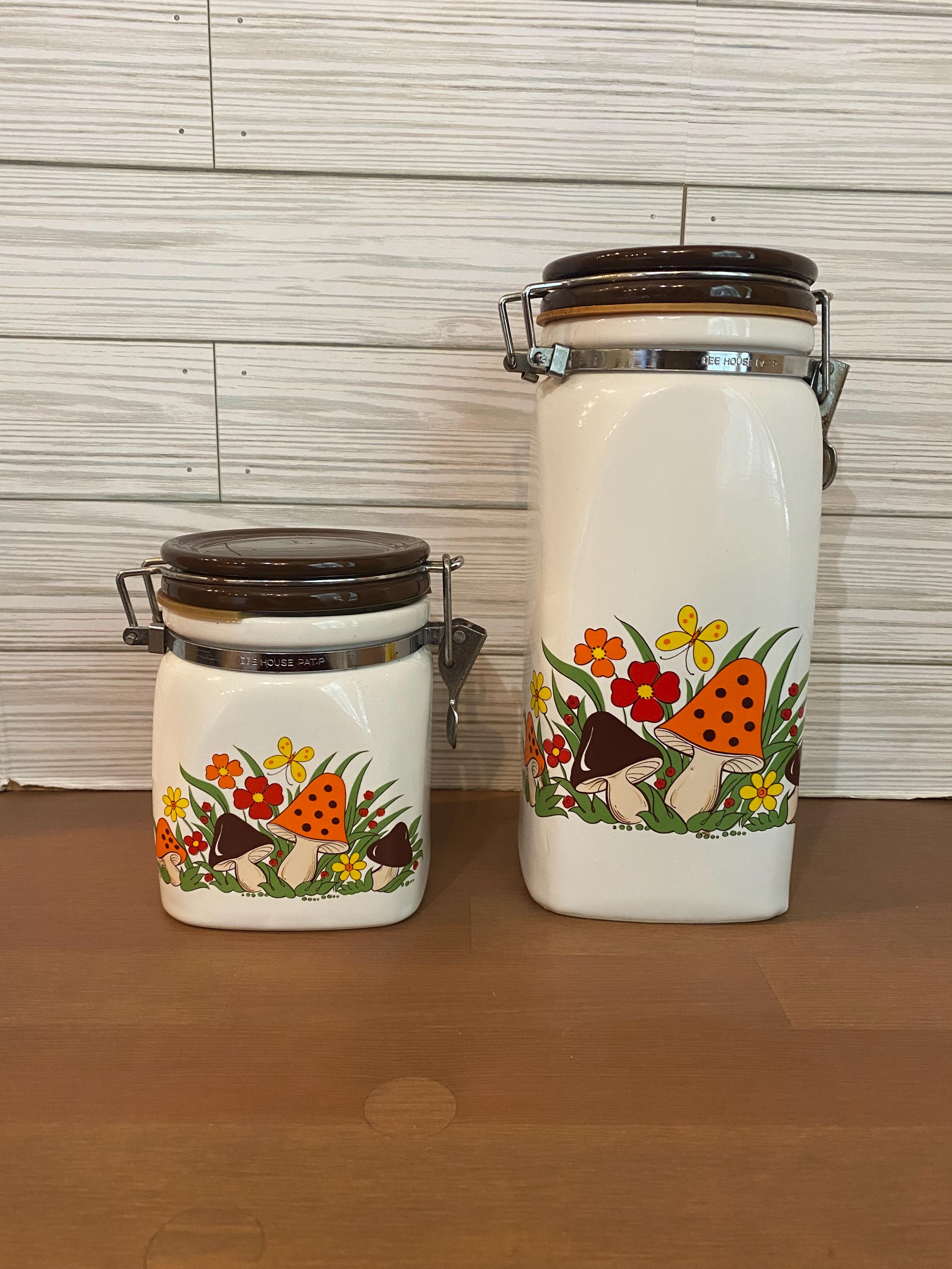 Sears Roebuck Merry Mushroom Canister Set - Etsy