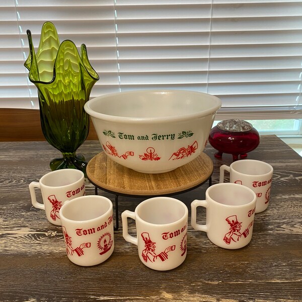 Punch Bowl Set Etsy
