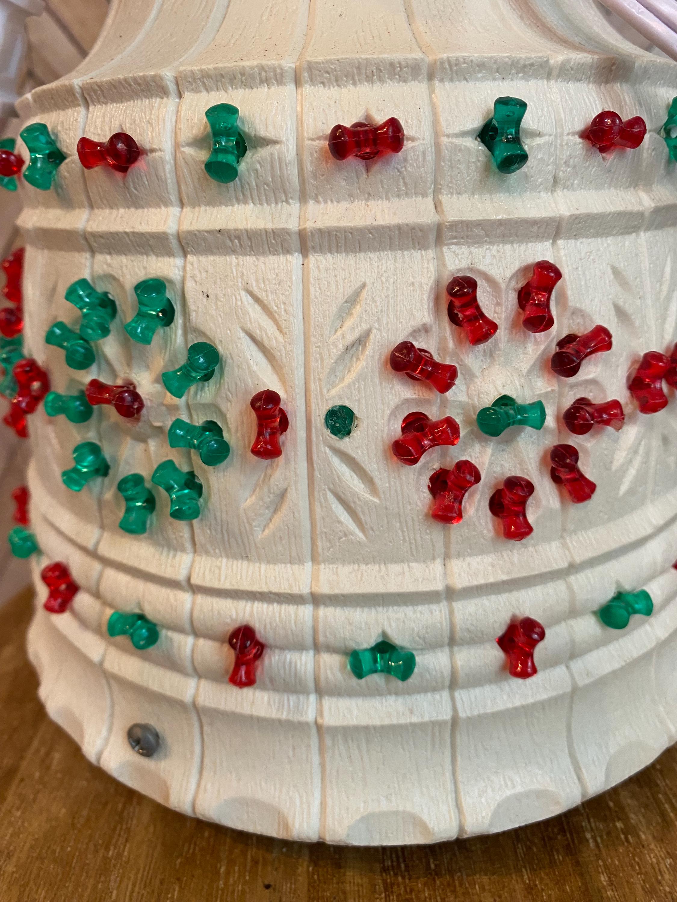 Vintage Lawnware Hanging Lamp Holiday Mid Century Lite