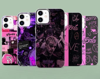 Lil Peep Phone Case Crybaby Emo Rap Cover for iPhone 17, 17Pro, 17Pro Max, 16, 16e, 15, 14, 13, 12, Samsung S26, S25, Pixel 10, 9