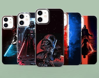 Darth Vader Phone Case Star Wars Cover  for iPhone 17Pro, 17, 16Pro, 15, 14, 13, 12, Samsung S26, S25, S24, A56, A16, Pixel 10Pro
