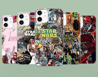 Star Wars Phone Case Jedi Sith Space Galaxy Cover for iPhone 17, 17Pro, 17Pro Max, 16, 16e, 15, 14, 13, 12, Samsung S26, S25, Pixel 10, 9