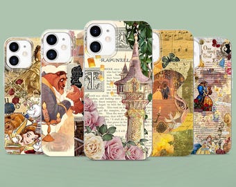 Beauty and the Beast Phone Case Belle Castle Cover  for iPhone 17, 17Pro, 17Pro Max, 16, 16e, 15, 14, 13, 12, Samsung S26, S25, Pixel 10, 9