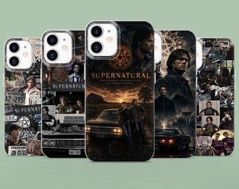 Supernatural Phone Case Winchester Brothers Cover for iPhone 17, 17Pro, 17Pro Max, 16, 16e, 15, 14, 13, 12, Samsung S26, S25, Pixel 10, 9