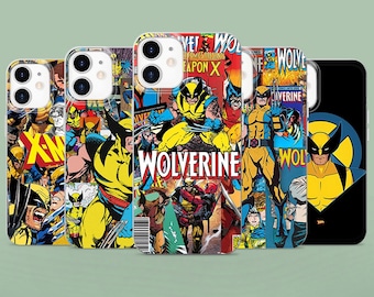 Wolverine Phone Case Logan Adamantium Cover for iPhone 17, 17Pro, 17Pro Max, 16, 16e, 15, 14, 13, 12, Samsung S26, S25, Pixel 10, 9