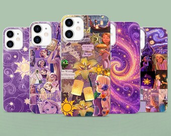 Tangled Phone Case Rapunzel Flynn Lanterns Kingdom Cover for iPhone 17, 17Pro, 17Pro Max, 16, 16e, 15, 14, 13, Samsung S26, S25, Pixel 10, 9