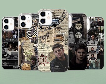 Supernatural Dean Sam Collage Phone Case for iPhone Samsung Pixel