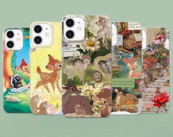 Bambi Phone Case Thumper Woodland Disney Cover for iPhone 17, 17Pro, 17Pro Max, 16, 16e, 15, 14, 13, 12, Samsung S26, S25, Pixel 10, 9
