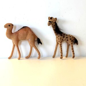 Wagner Kunstlerschutz Flocked Animals - Etsy