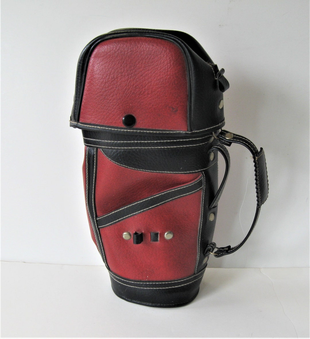 Vintage Golf Bag Beverage Holder 12 Tall Flask Holder Etsy