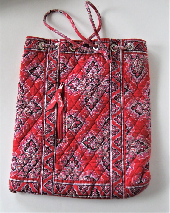 vera bradley drawstring backpack