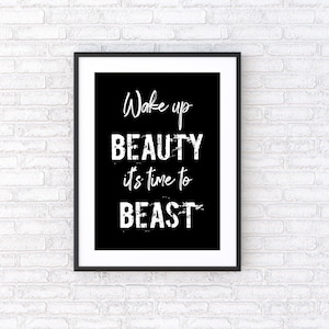 Fitness Home Gym Motivation Wall Art, Workout Poster,Home Gym Wall Art, Motivation Poster, Home Gym Decor, Fitness Quotes Poster Digital