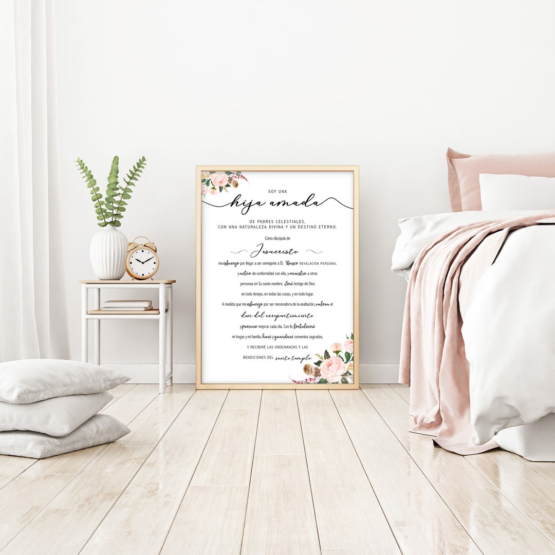 NEW Young Women's Theme 2020 Spanish Lema Español Wall - Etsy Norway