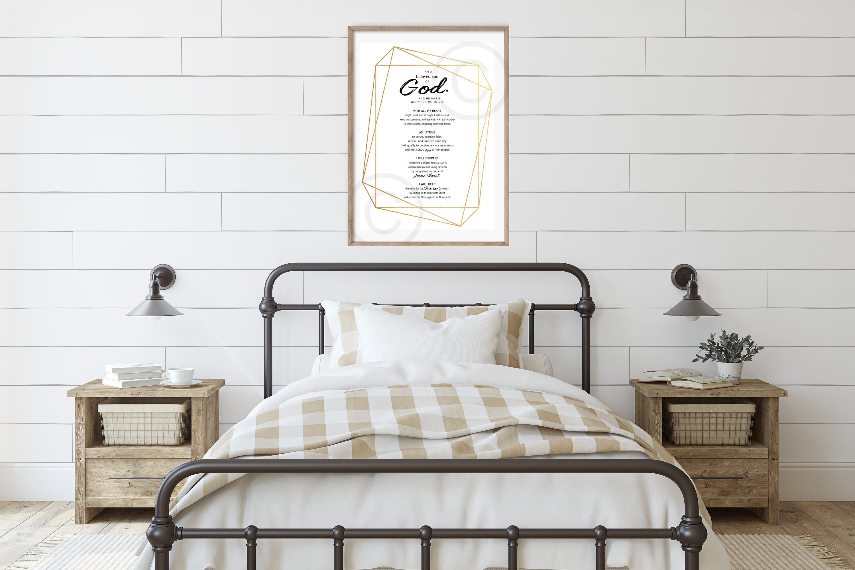 NEW Young Mens Theme Printable Wall Art New LDS Young Men's Theme 2020 ...