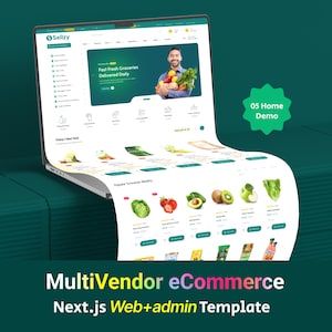 Plantilla de sitio web de comercio electrónico Next.js / Marketplace multivendedor / Panel de administración