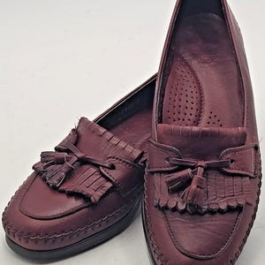 90s Tassel Loafers - Etsy