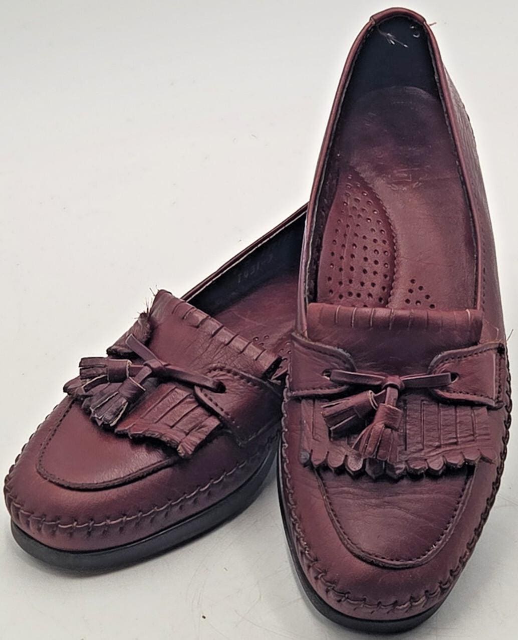 tassel Loafer 90s 本革 90s Tassel Loafers - Etsy