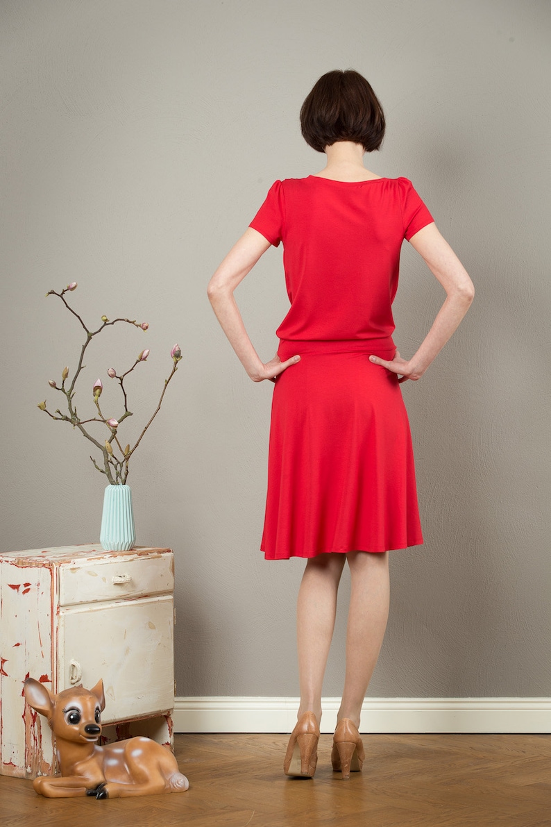 Kleid in rot Sibel Bild 3