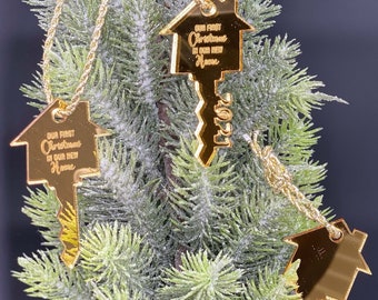 3 house key ornament svg