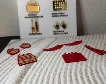 Lash Aftercare Icons SVG | Lash Board Cut Files | Beauty Business Sign Laser File | Glowforge Cricut Canva | Digital Download