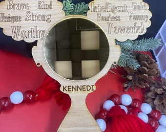Affirmation Mirrors with earring holder