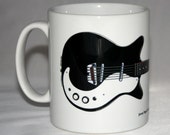 Guitar Mug. Jimmy Page 39 s 1961 Danelectro 3021 illustration.