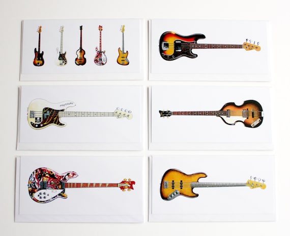 Iconic top bass guitars