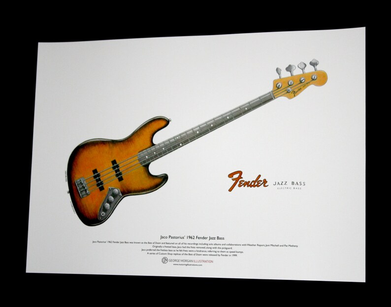 Jaco Pastorius' 1962 Fender Jazz 'bass of Doom' Etsy UK
