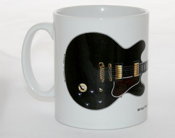 Mug de la guitare. BB King Gibson ES-355 Lucille.