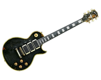 Gibson Les Paul Custom CANVAS PRINT de Peter Frampton de 1954