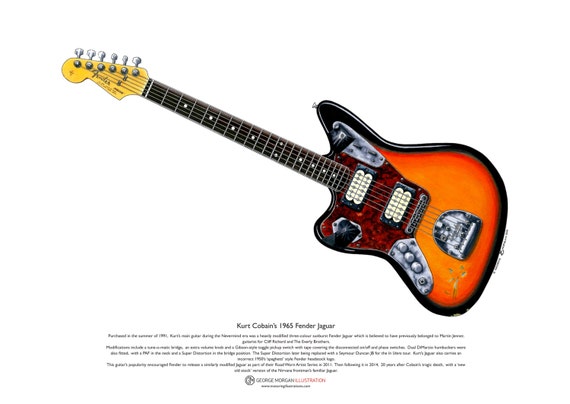 Fender jaguar cobain deals