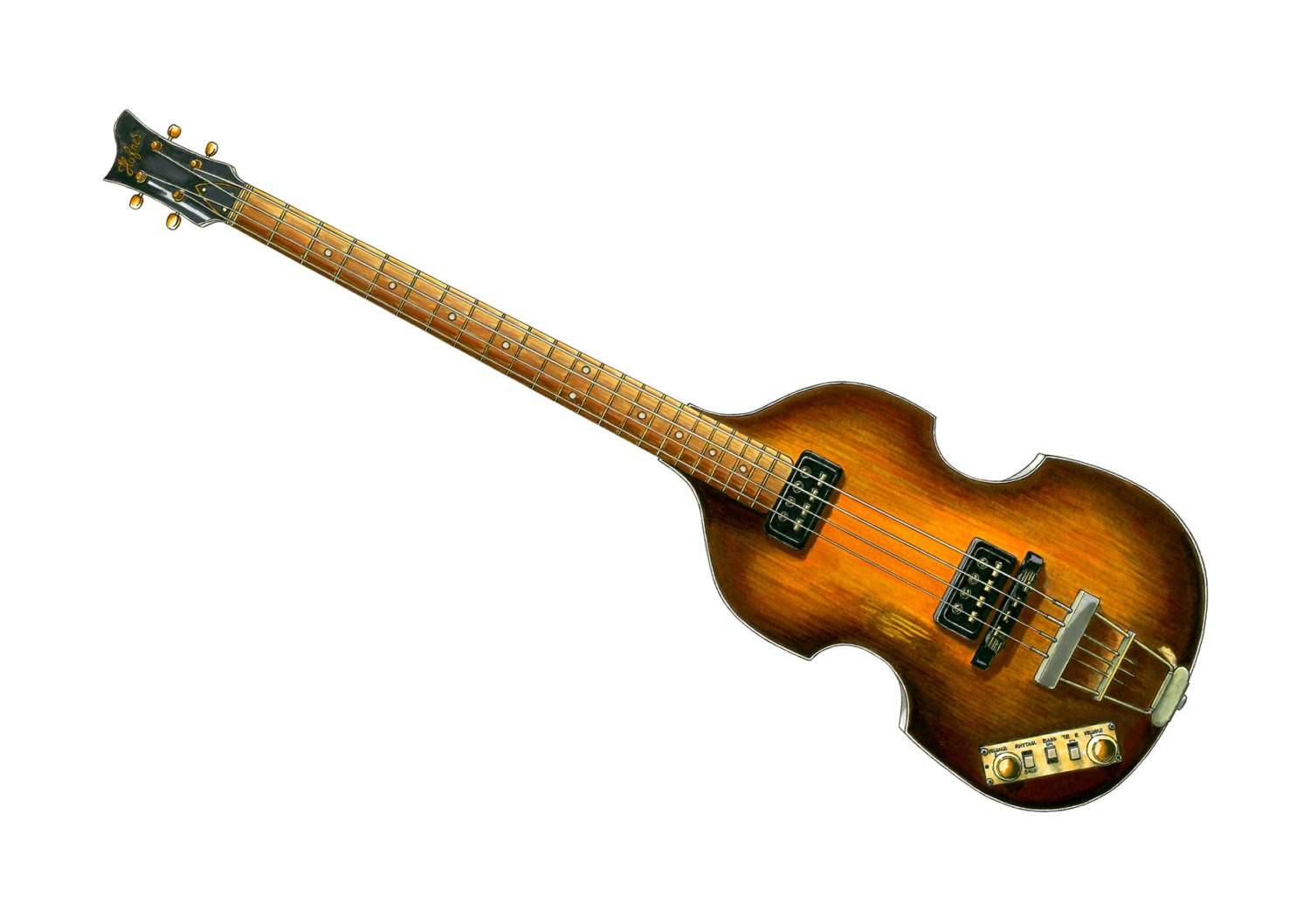 1963 Hofner 500/1 Bass - Etsy