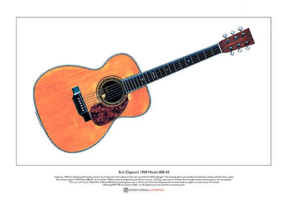 svinge Indbildsk Rasende Eric Claptons 1939 Martin 000-42 From the MTV Unplugged - Etsy