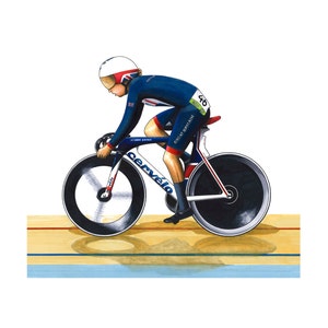 Laura Trott Omnium 2016 Rio Olympics Greeting Card image 1