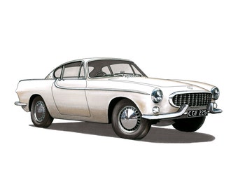 Volvo P1800 Coupé IMPRESIÓN CANVAS