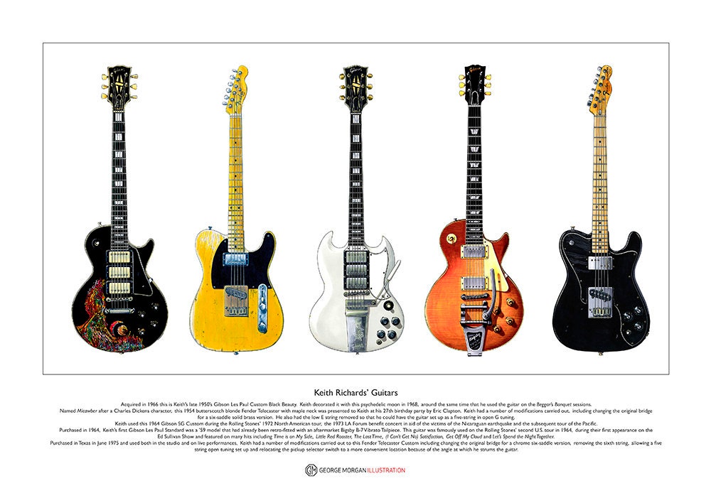 Keith richards sale les paul special